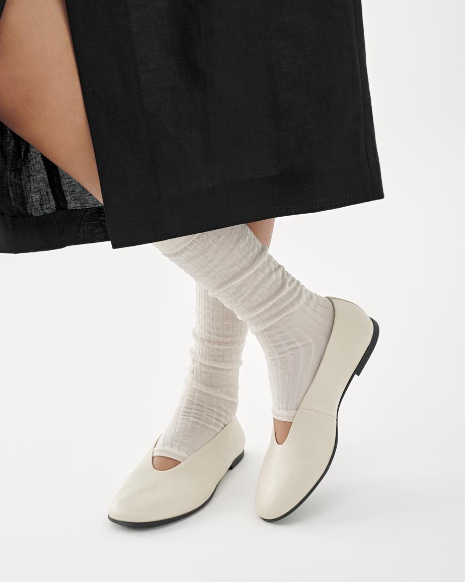 Vagabond Aleya Ballerinas - Beiges, Leder