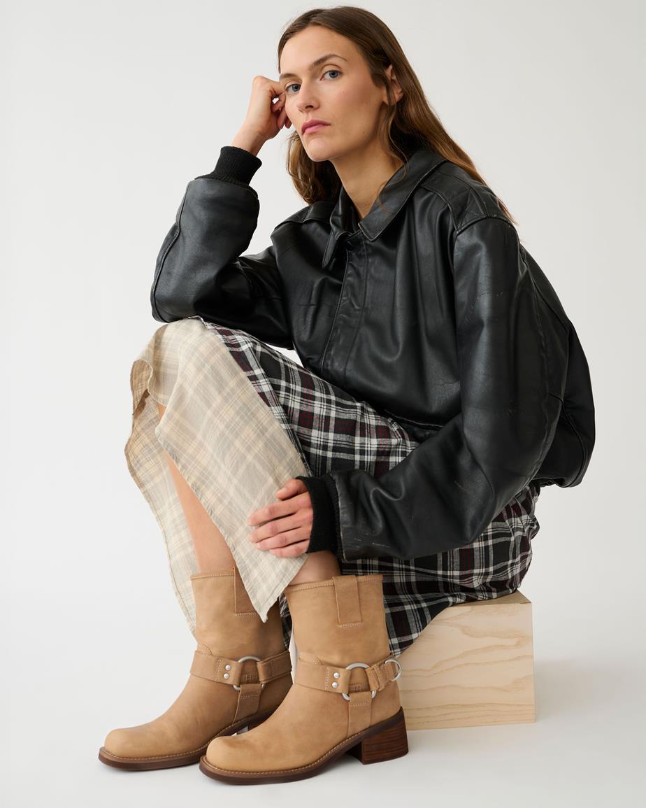 Vagabond Nour Stiefel - Braunes, Geöltes Nubukleder
