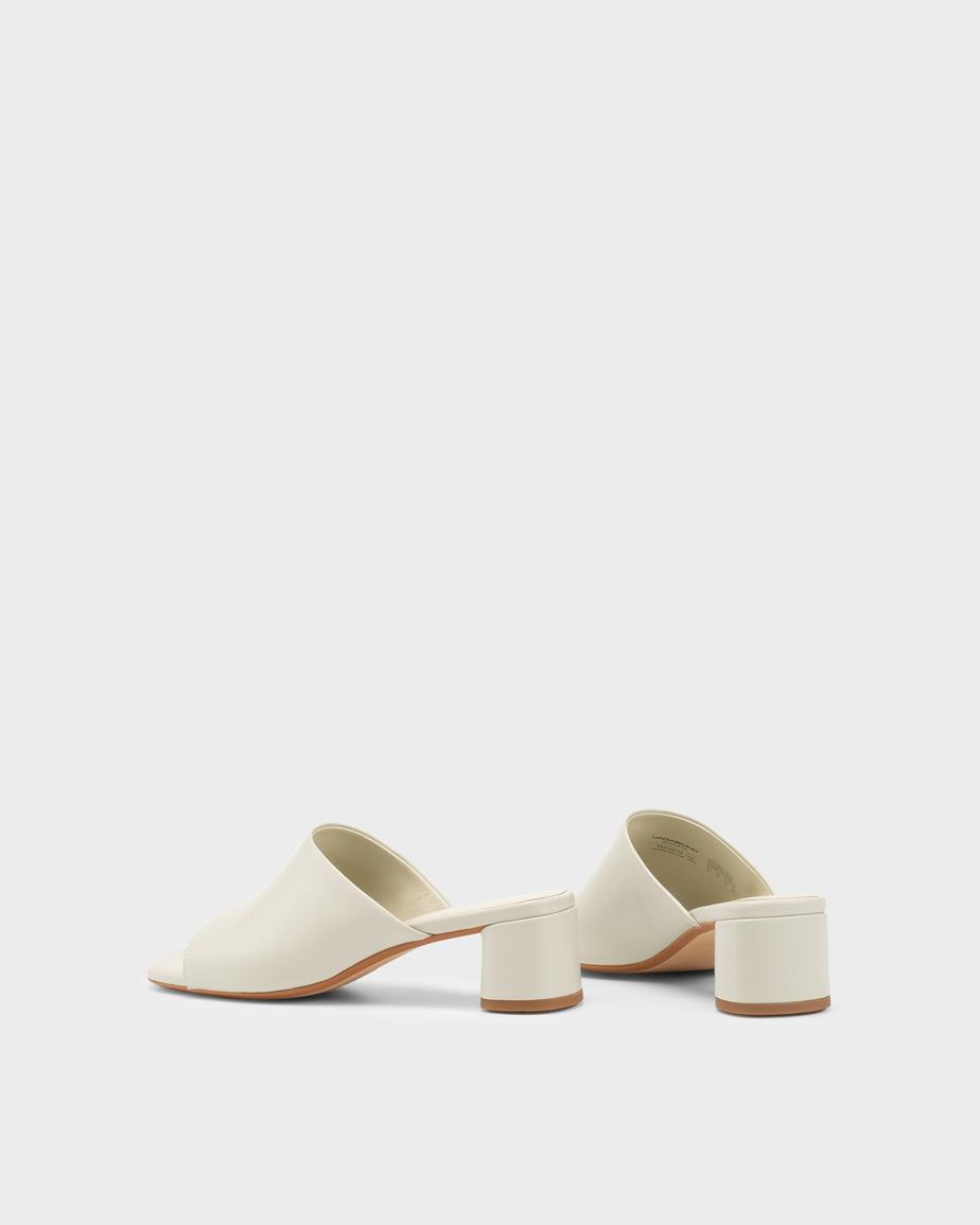 Vagabond Piper Mules - Offwhite, Leder