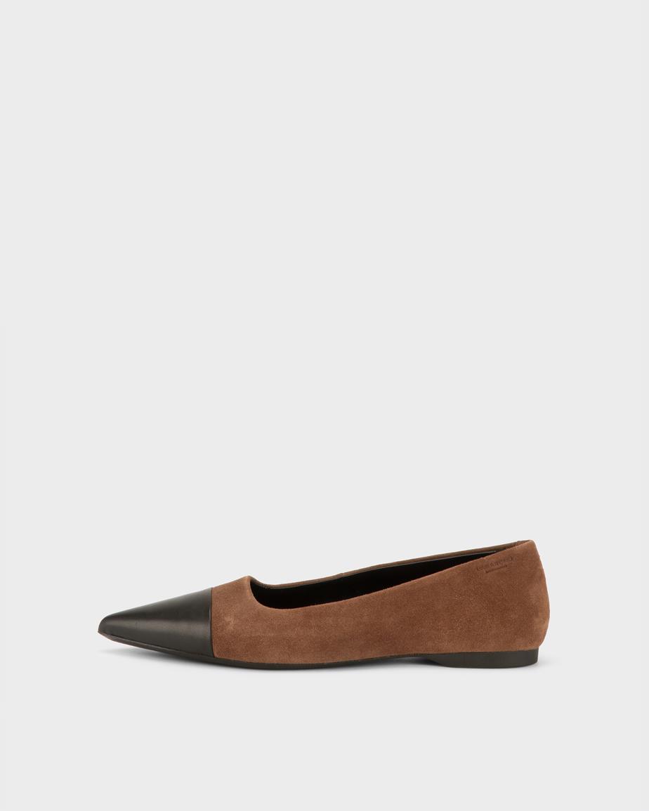 Vagabond Hermine Ballerinas - Mehrfarbiges, Wildleder/Leder