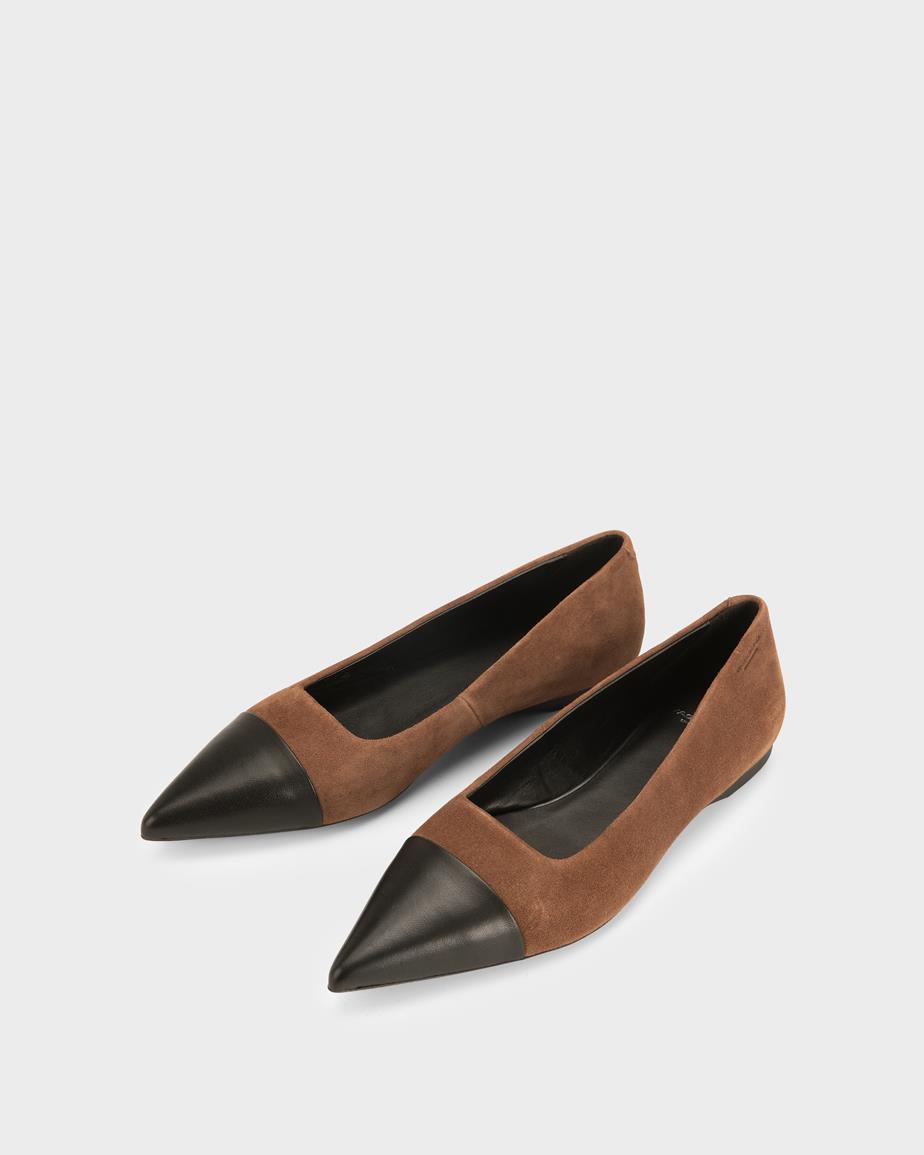 Vagabond Hermine Ballerinas - Mehrfarbiges, Wildleder/Leder