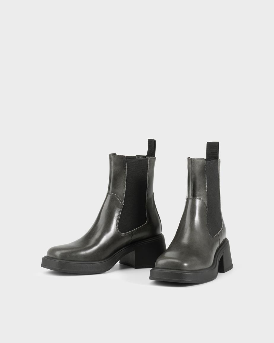 Vagabond Dorah Stiefel - Grau, Gebürstet Leder