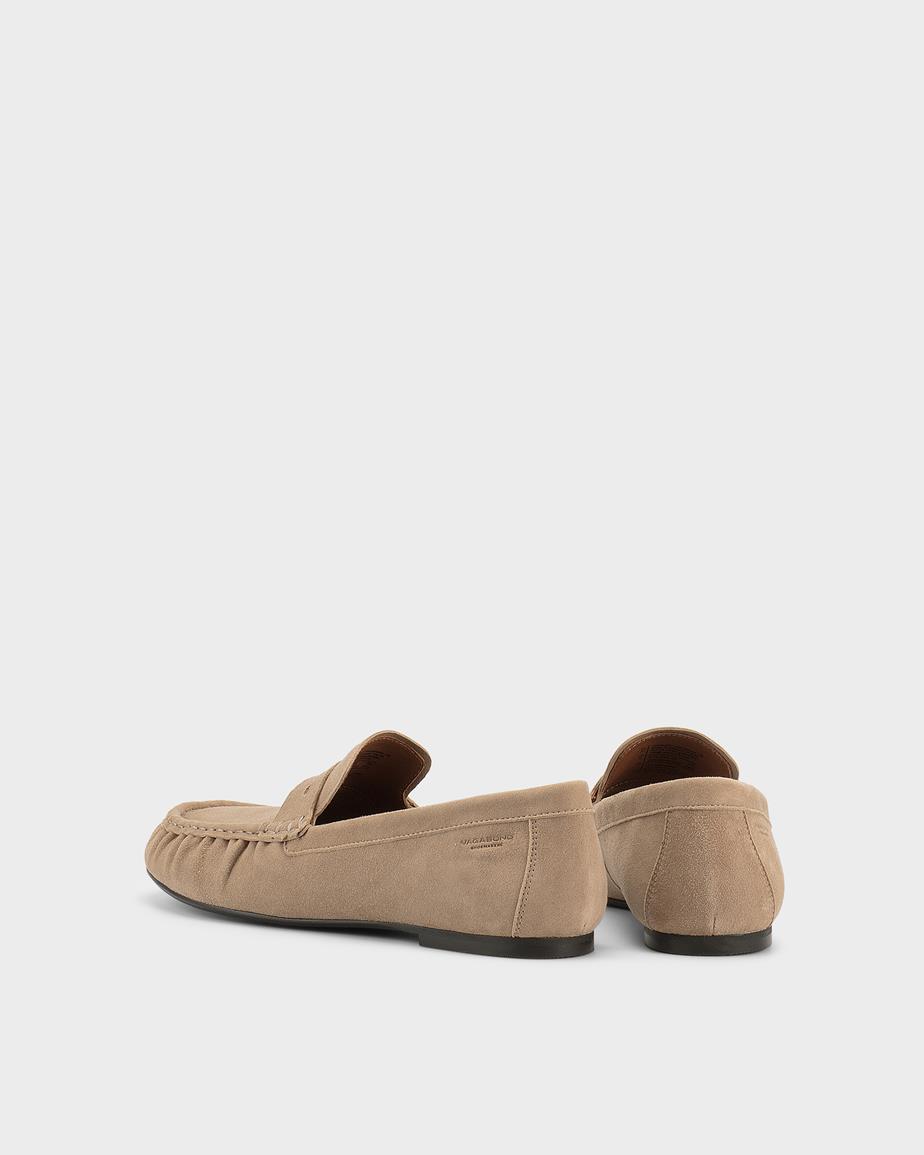Vagabond Aleya Loafer - Beiges, Veloursleder
