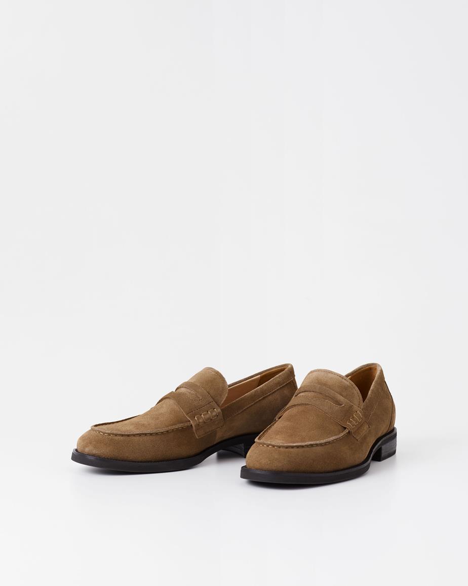 Vagabond Mario Loafer - Braunes, Veloursleder