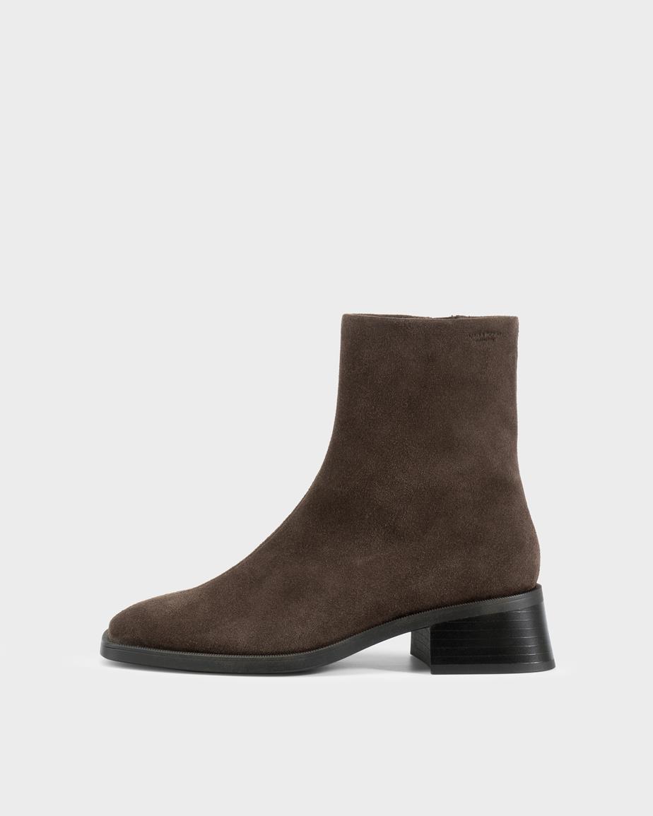 Vagabond Blanca Stiefeletten - Dunkelbraunes, Veloursleder
