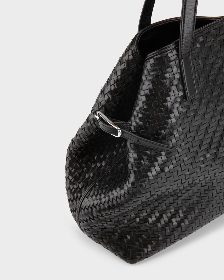 Vagabond Cannes Tasche - Schwarzes, Geflochten