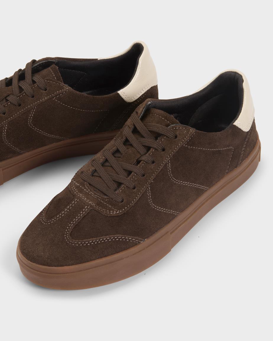 Vagabond Cody Sneaker - Dunkelbraunes, Wildleder/Komb