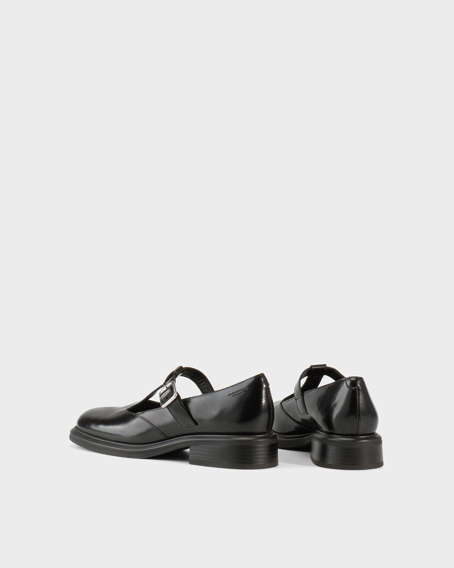 Vagabond Ellis Schuhe - Schwarzes, Poliertes Leder