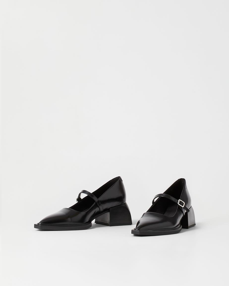 Vagabond Vivian Pumps - Schwarzes, Poliertes Leder