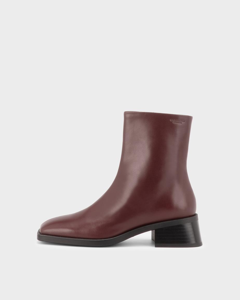 Vagabond Blanca Stiefeletten - Dunkelrotes, Leder
