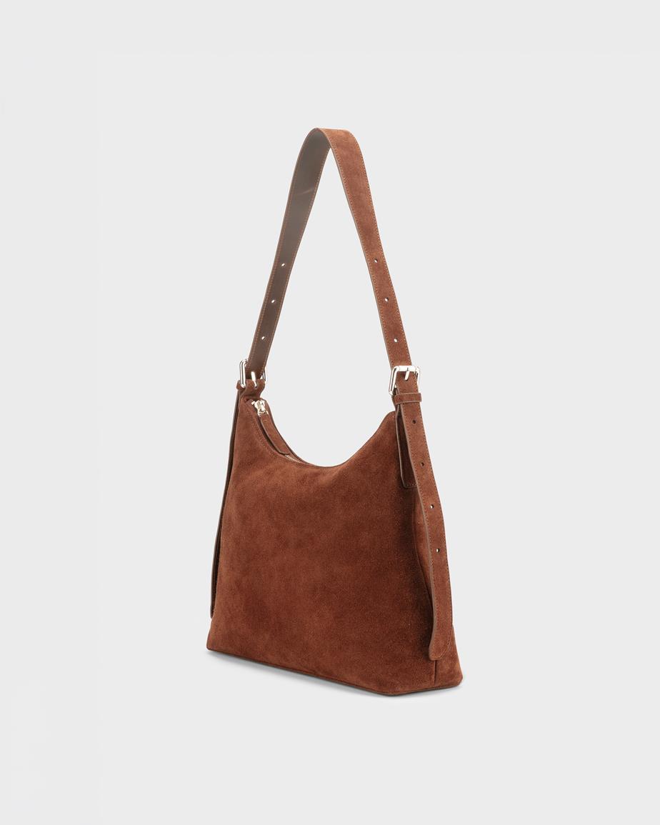 Vagabond Bari Tasche - Braunes, Veloursleder