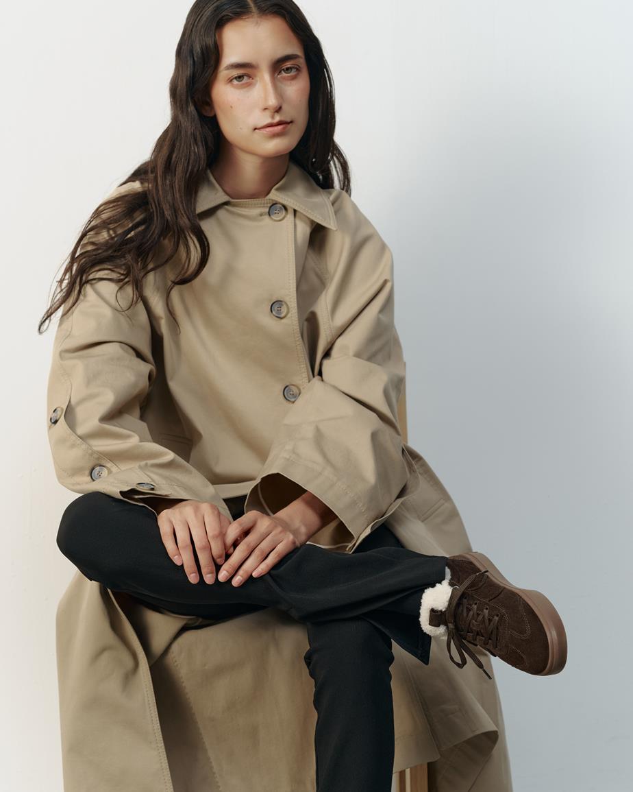 Vagabond Cody Sneaker - Dunkelbraunes, Veloursleder
