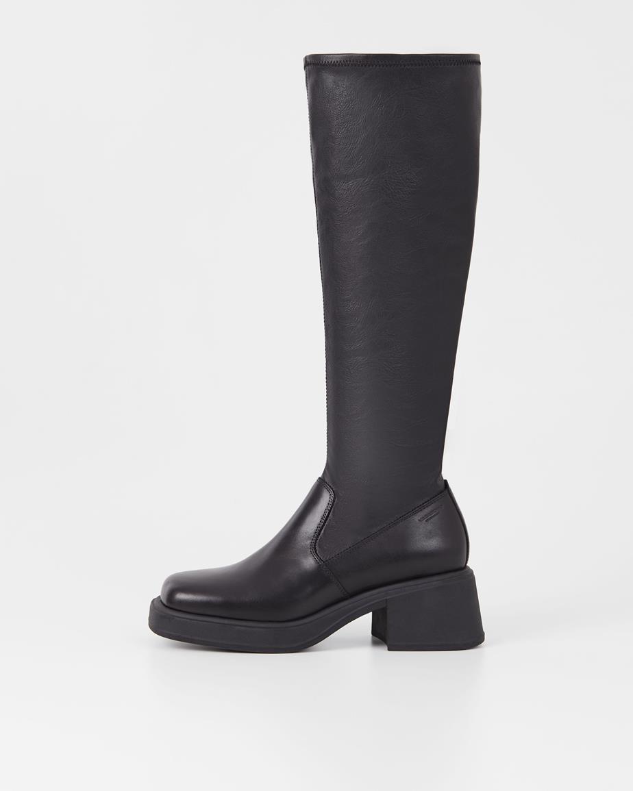 Vagabond Dorah Hohe Stiefel - Schwarzes, Leder/Kombination