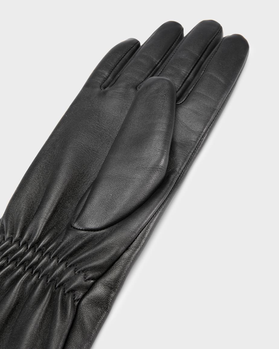 Vagabond Extra Long Glove W - Schwarzes, Leder