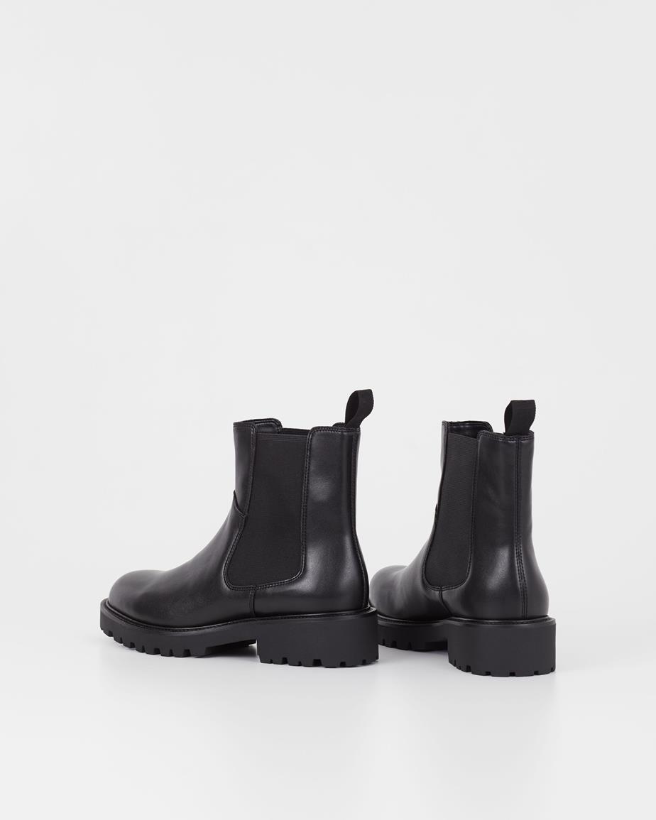 Vagabond Kenova Chelsea Boots - Schwarzes, Lederimitat
