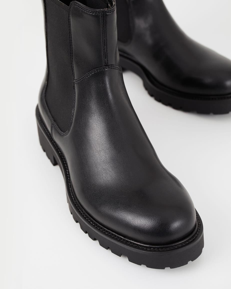 Vagabond Kenova Chelsea Boots - Schwarzes, Lederimitat