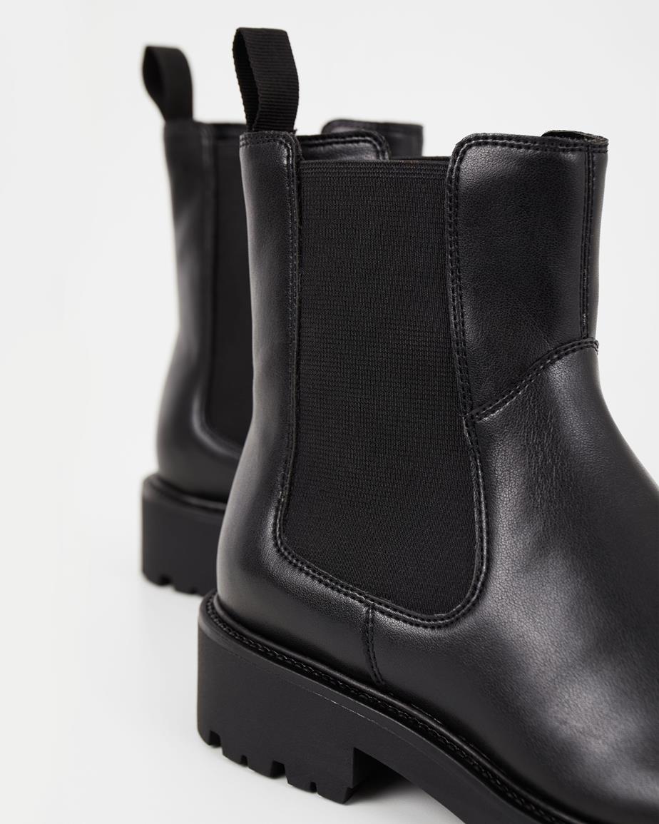 Vagabond Kenova Chelsea Boots - Schwarzes, Lederimitat