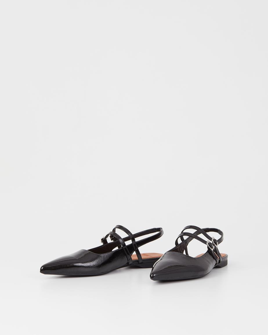 Vagabond Hermine Ballerinas - Schwarzes, Lackleder