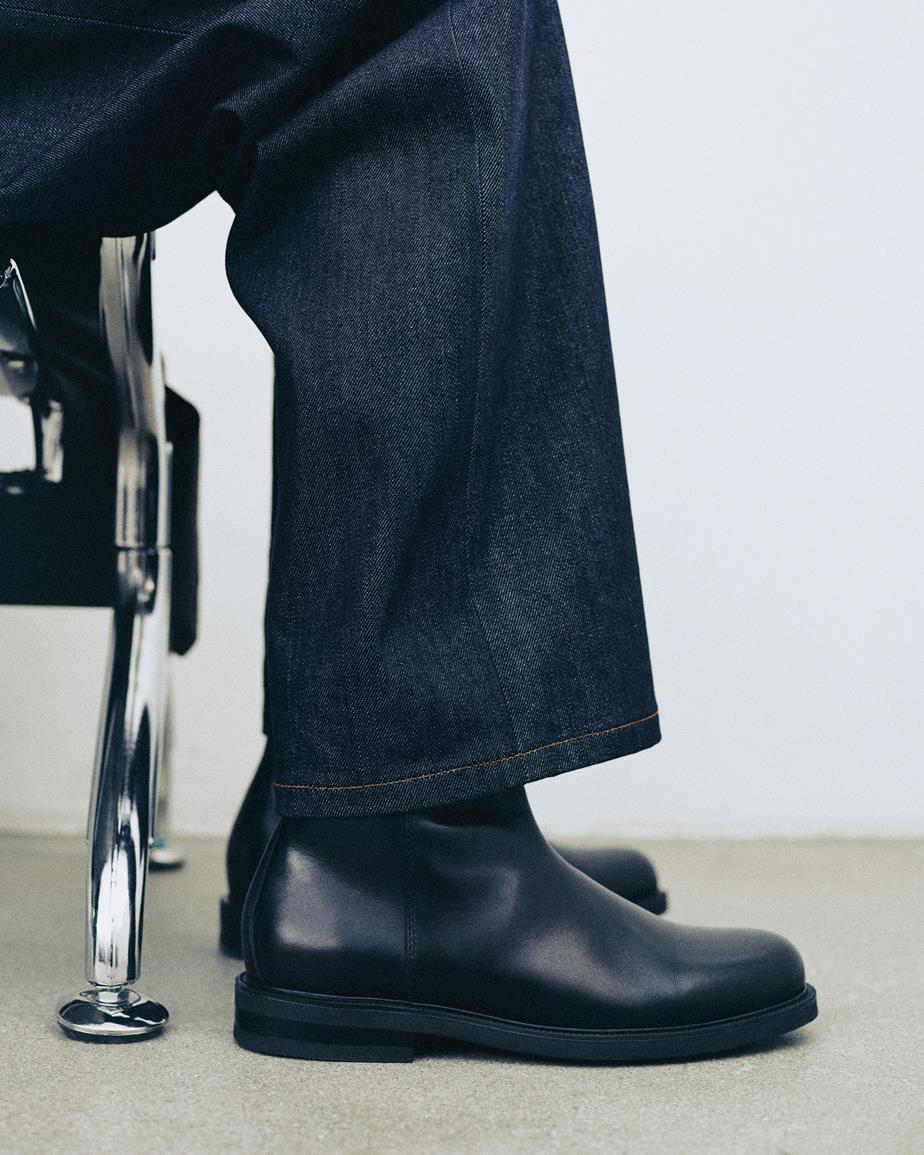 Vagabond Floyd Stiefel - Schwarzes, Leder