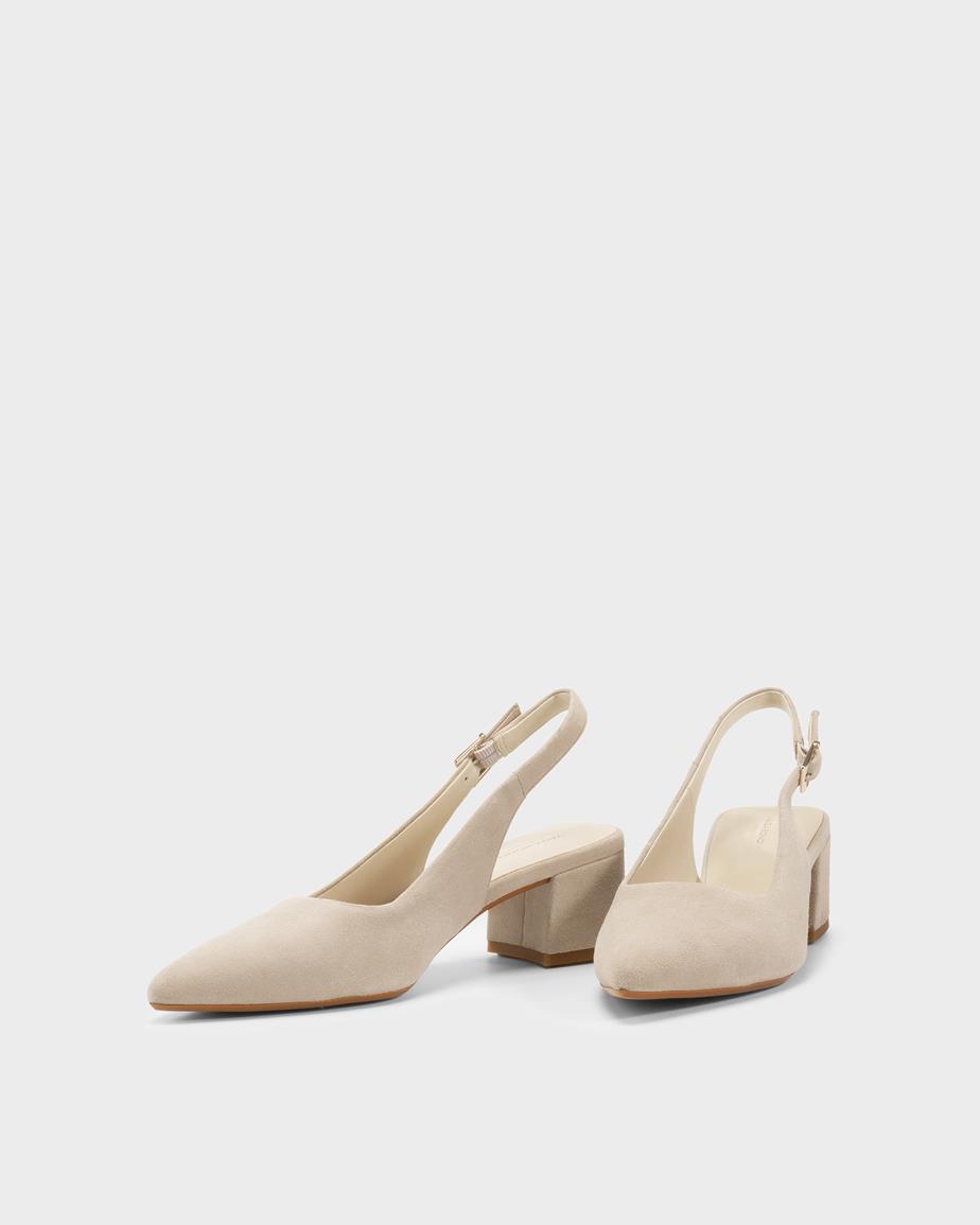 Vagabond Marta Pumps - Beiges, Veloursleder