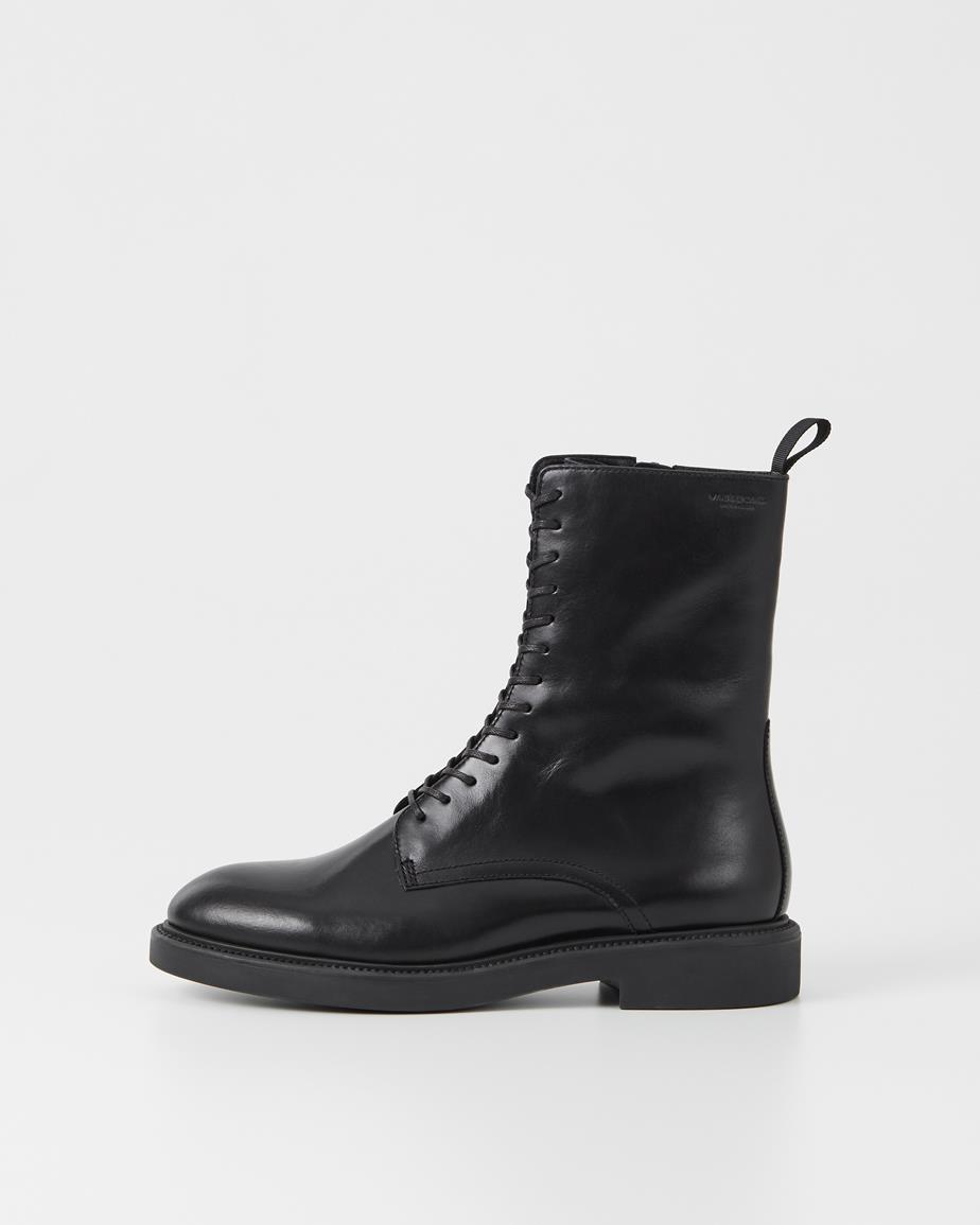 Vagabond Alex W Stiefel - Schwarzes, Leder