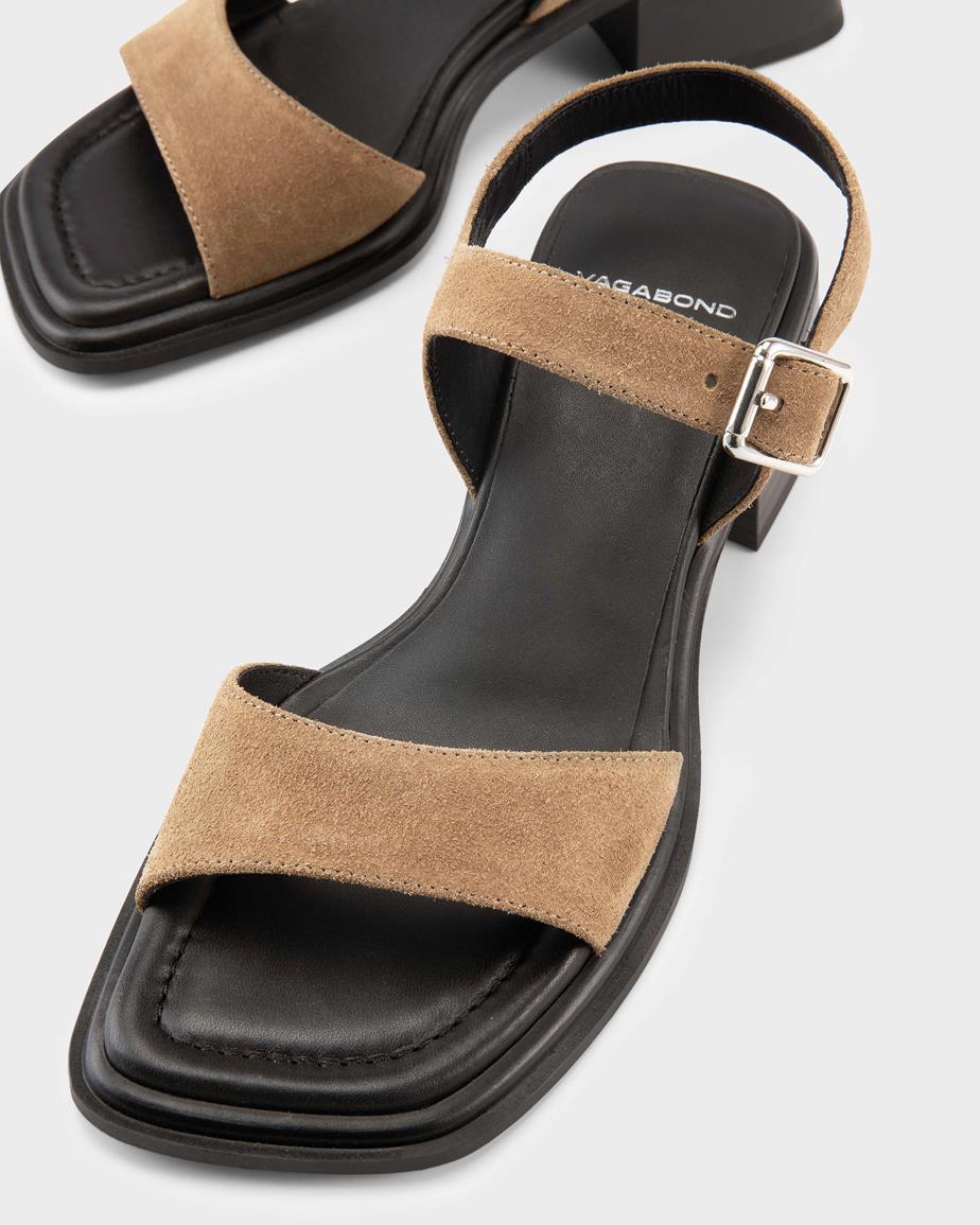 Vagabond Ines Sandaletten - Beiges, Veloursleder