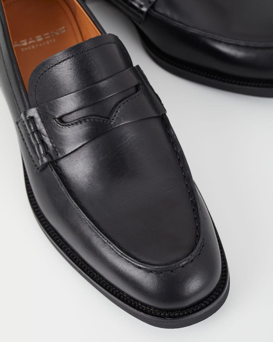 Vagabond Mario Loafer - Schwarzes, Leder