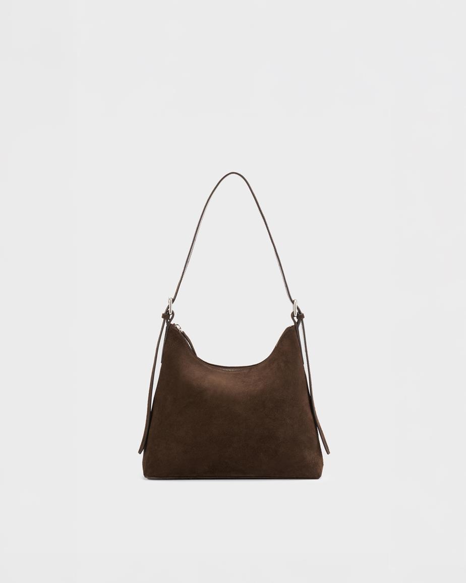 Vagabond Bari Tasche - Dunkelbraunes, Veloursleder