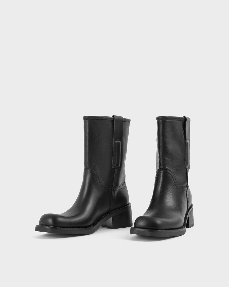 Vagabond Nour Stiefel - Schwarzes, Leder