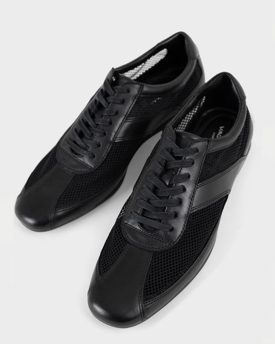 Vagabond Hillary Sneaker - Schwarzes, Leder/Netzstoff