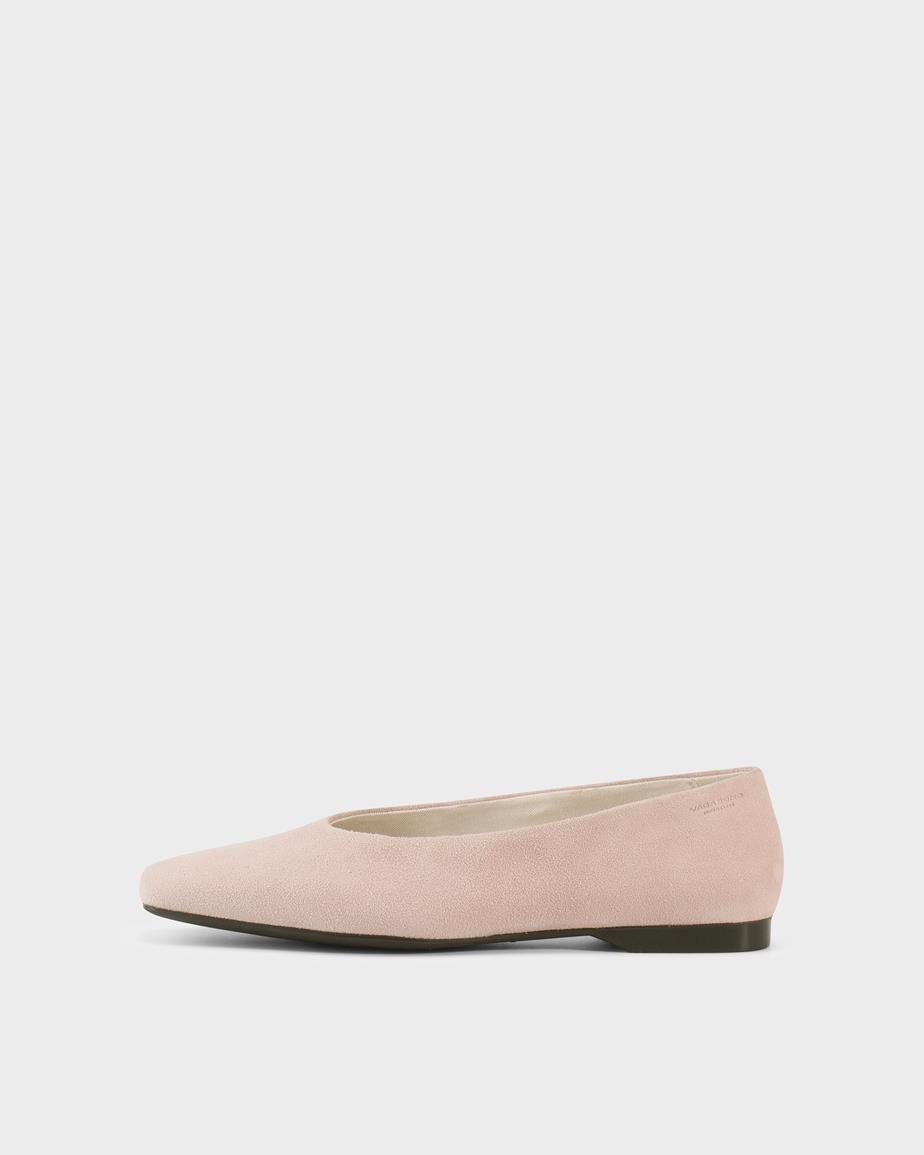 Vagabond Delia Ballerinas - Hellrosa, Veloursleder