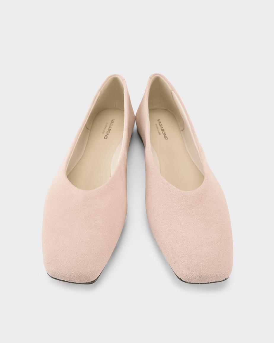 Vagabond Delia Ballerinas - Hellrosa, Veloursleder