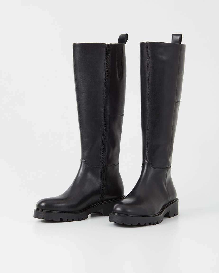 Vagabond Kenova Hohe Stiefel - Schwarzes, Leder