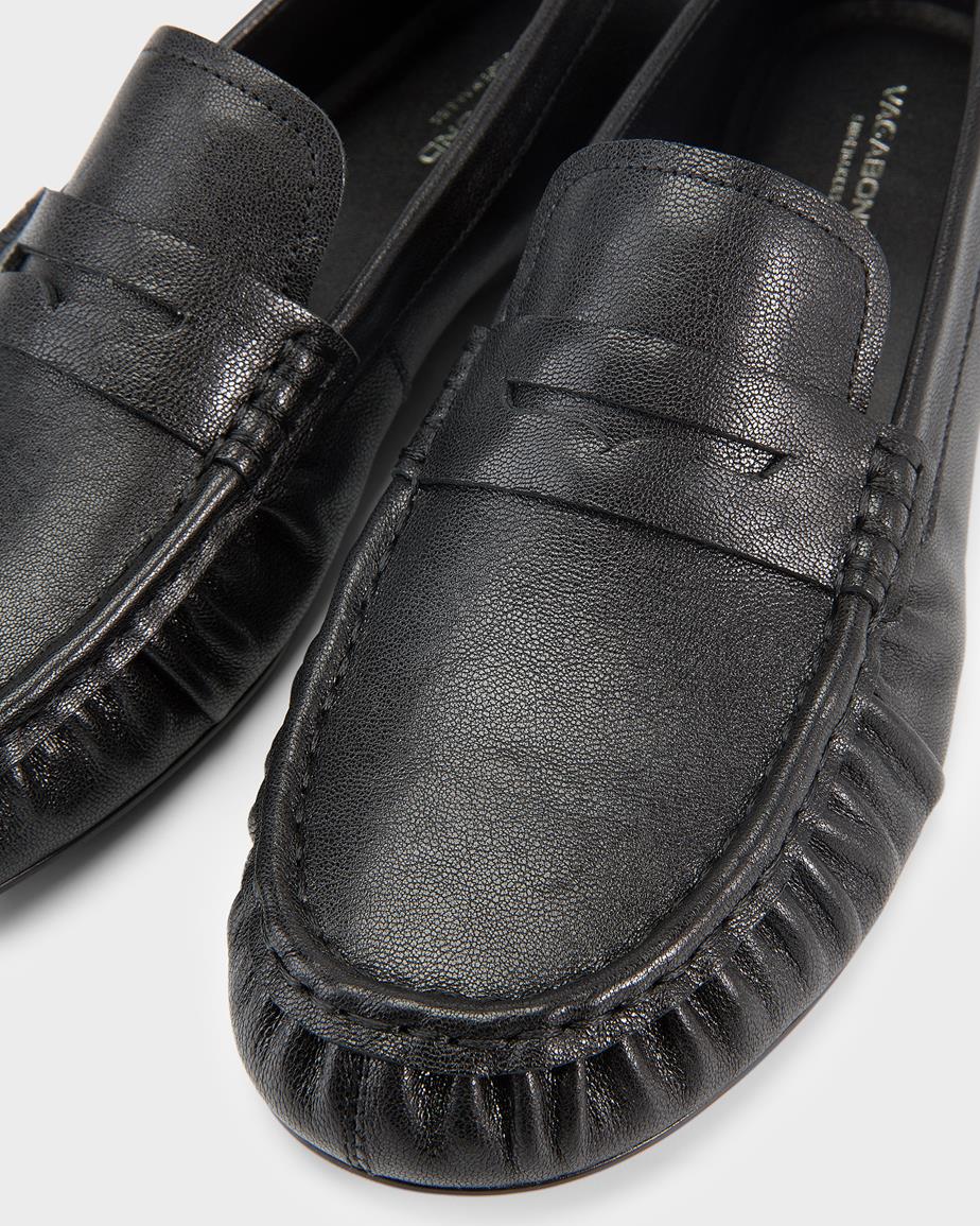 Vagabond Aleya Loafer - Schwarzes, Leder