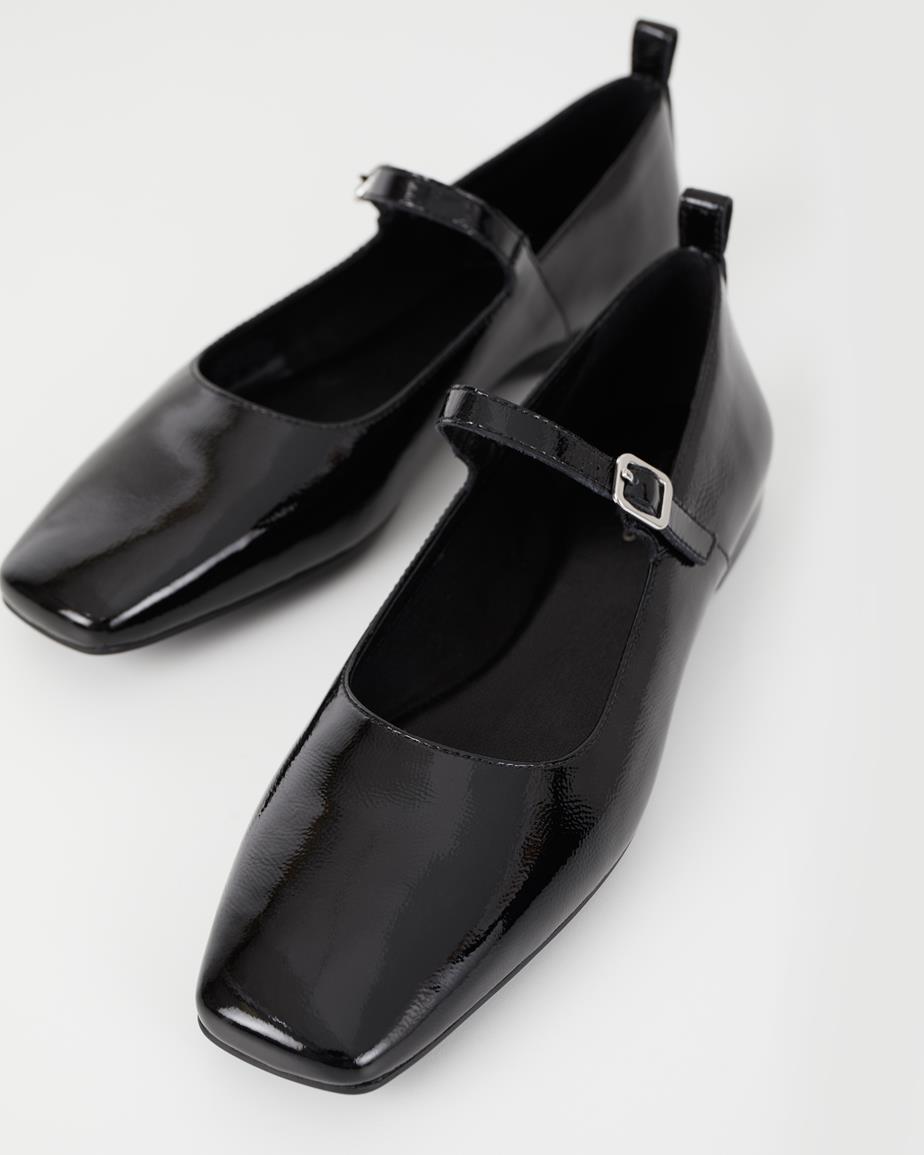 Vagabond Delia Ballerinas - Schwarzes, Lackleder