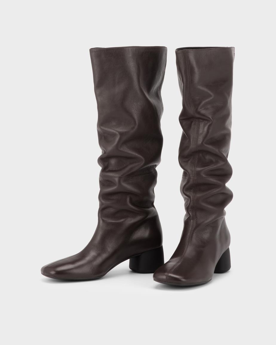 Vagabond Livia Hohe Stiefel - Dunkelbraunes, Leder