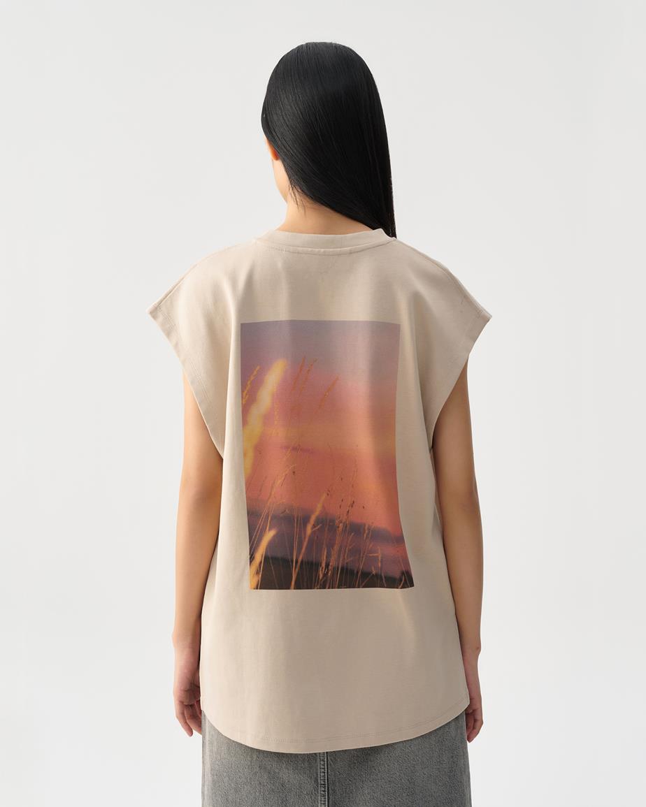 Vagabond Boxy Tank Top X Neven Allgeier - Beiges, Textil