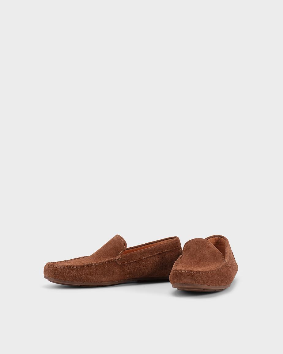 Vagabond Lorenzo Loafer - Braunes, Veloursleder