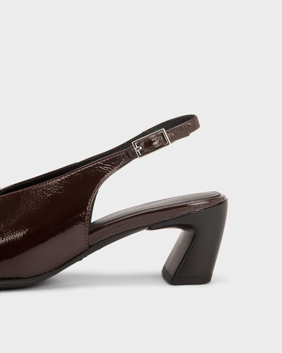 Vagabond Ilona Pumps - Dunkelbraunes, Lackleder