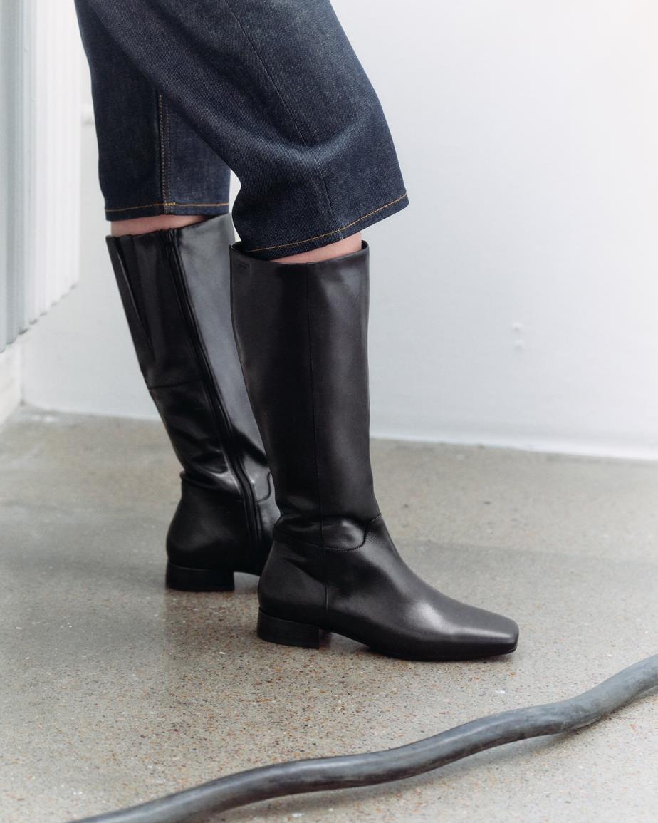 Vagabond Mona Hohe Stiefel - Schwarzes, Leder